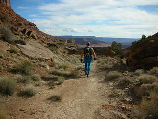 Arches National Park -- Adam in a rock