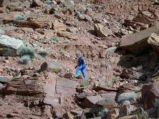 Arches National Park -- Adam in a rock