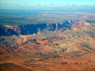 584 5zs. aerial -- Grand Canyon -- Marble Canyon