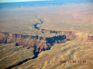 593 5zs. aerial -- Grand Canyon -- Marble Canyon