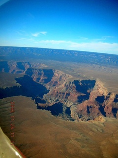 596 5zs. aerial -- Grand Canyon -- Marble Canyon