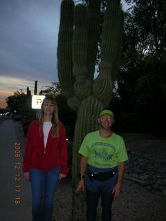 428 60c. Camelback hike -- MK and Adam