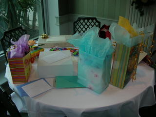 Aunt Bea's 90th birthday -- presents