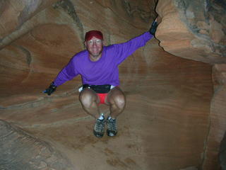 Zion National Park -- Adam on west rim trail