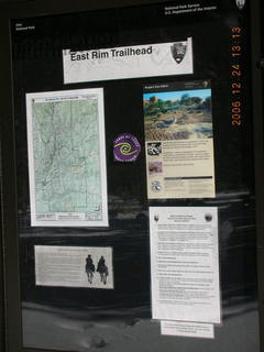 Arches National Park -- Broken Arch trail sign