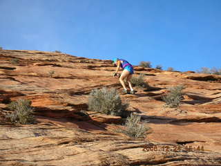 Arches National Park -- Adam in a rock