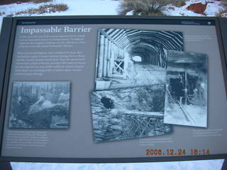Arches National Park -- Petroglyphs sign