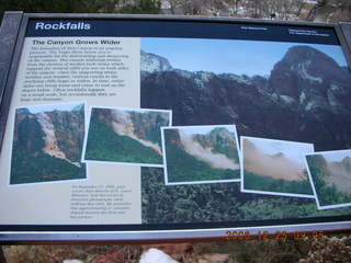 Zion National Park -- Watchman trail sign