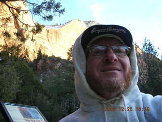 Zion National Park -- patriarchs at sunset -- Adam