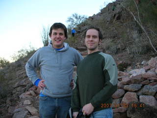 1 61p. Camelback hike -- Timo, Sebastian