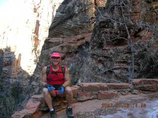 Zion National Park -- Angel's Landing hike -- Adam