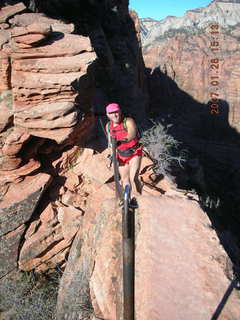 25 61s. Zion National Park - Angel's Landing - Adam