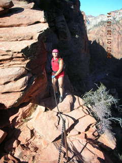 28 61s. Zion National Park - Angel's Landing - Adam