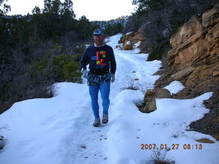 Zion National Park - east rim trail - Adam