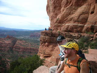 490 62a. Sedona -- Cathedral Rock hike -- Adam