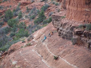 Zion National Park - Watchman hike- Adam in silhouette