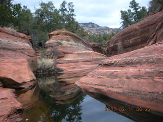 Sedona -- Secret Canyon hike -- slot canyon