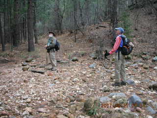 Sedona -- Secret Canyon hike -- Jim and Gini