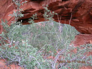 Sedona -- Secret Canyon hike -- even-more-secret arch