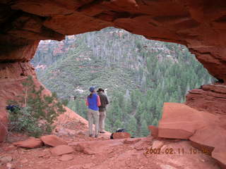 Sedona -- Secret Canyon hike -- even-more-secret arch