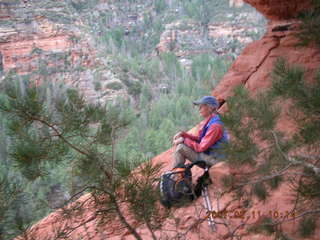 Sedona -- Secret Canyon hike -- even-more-secret arch