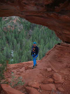 Sedona -- Secret Canyon hike -- even-more-secret arch