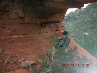 Sedona -- Secret Canyon hike -- even-more-secret arch