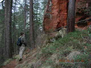 Sedona -- Secret Canyon hike -- even-more-secret arch