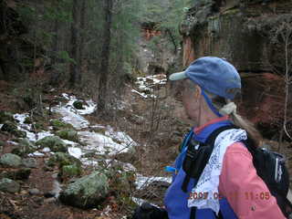 Sedona -- Secret Canyon hike -- even-more-secret arch