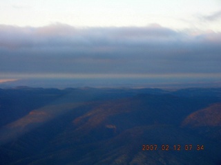 aerial -- clouds over the pass