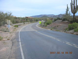 Cave Creek run -- road