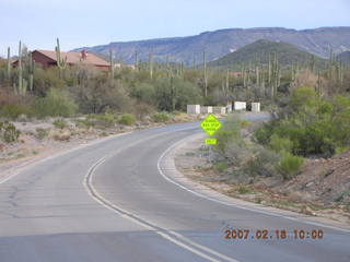 Cave Creek run -- road