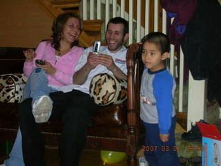 Gaby's fourth birthday -- Jenny, Eric, Gaby