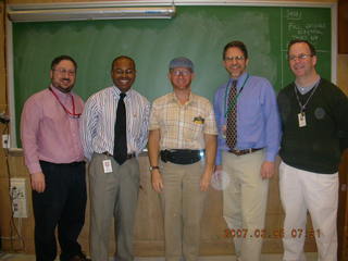 Cheltenham High School math talks - Scott Eisner, Anthius Boone, Adam, Tim Johnson, Dave Wisch