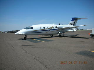 my airplane N4372J (behind the Beech Starship)