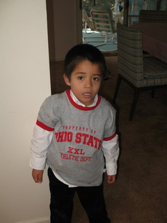 6cousins - anita - Gaby in Ohio State shirt