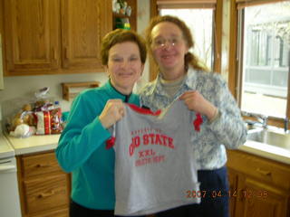 - Anita, Ohio State shirt for Gaby, Betsy