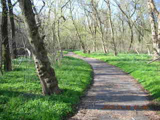 Tookany Creek Park - blocked path