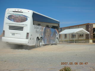 Grand Canyon West bus with picture