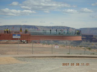 Anirban and Skywalk at Grand Canyon West