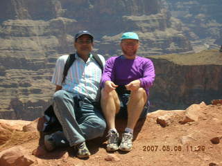 Grand Canyon West- Anirban and Adam