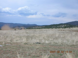 Young -- Chapman Ranch Airport - Brian and Sherry taking off