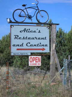 Young - run to Chapman Ranch - horses, sign