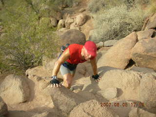 Camelback Hike - Echo Canyon side - Adam