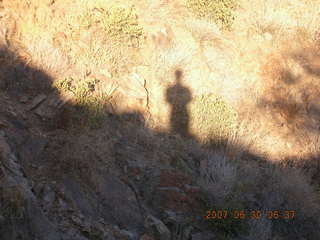 550 66w. Windgate-Bell trail hike - Adam's shadow