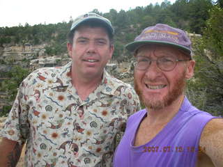 Grand Canyon view - Dan and Adam