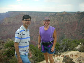 Grand Canyon view - Sudhir and Adam