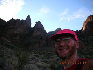 aerial -- Flatiron in the Superstition Mountains