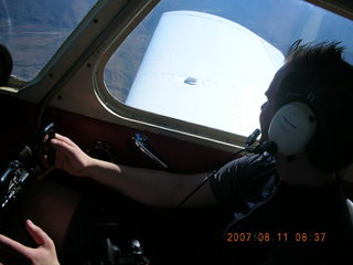 19 68b. Sebastian flying in N4372J