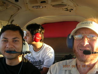 646 69c. Abishek, Varun, and Adam flying in N4372J